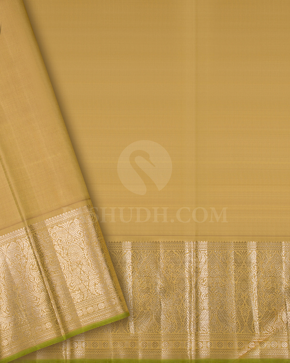 Violet And Beige Kanjivaram Silk Saree - S1203(C)