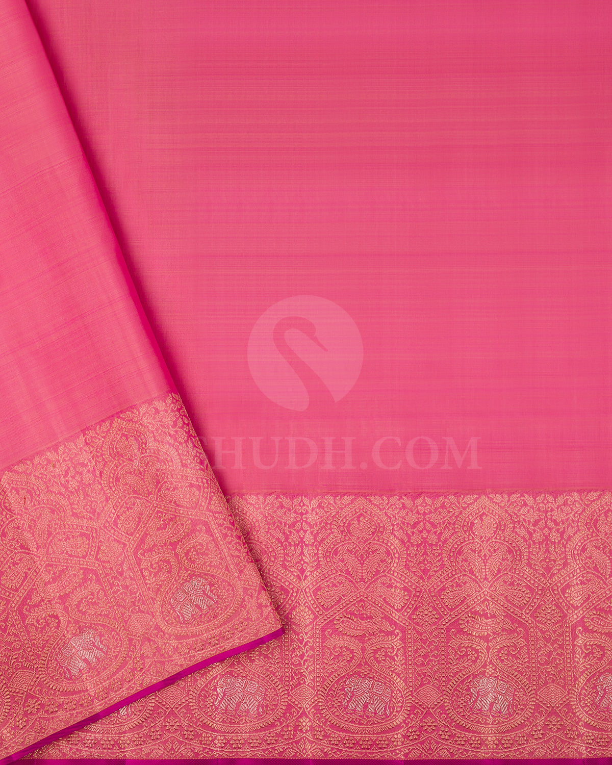 Cyan and Watermelon Pink Kanjivaram Silk Saree - S1325(A)