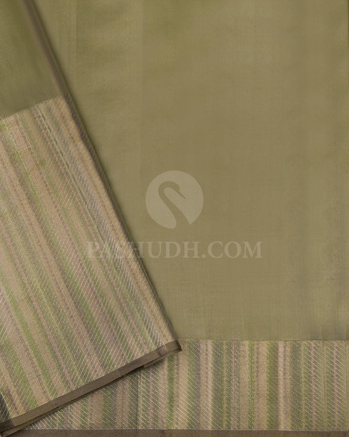 Rosewood Kanjivaram Silk Saree - DJ184 - View 3