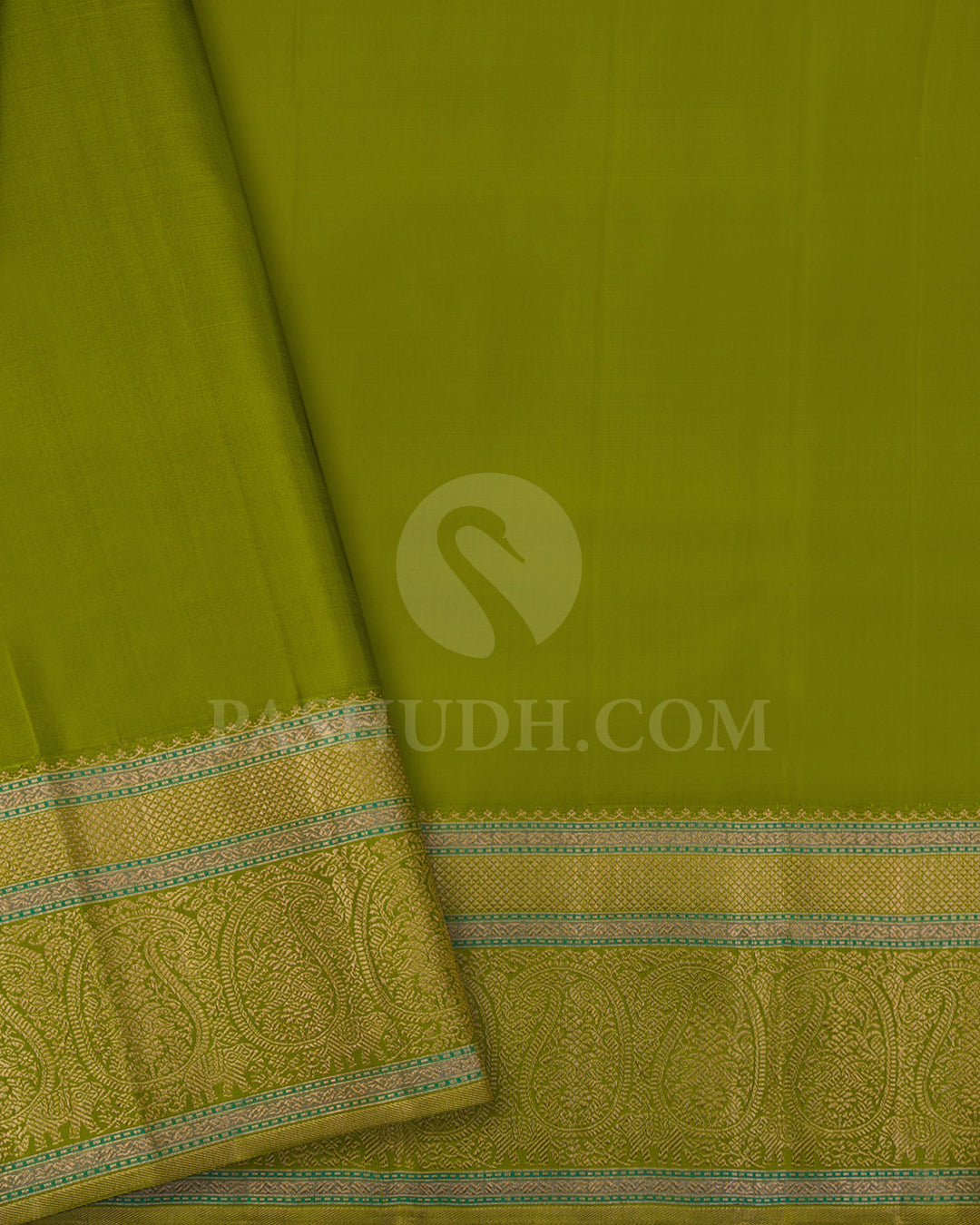Rani Pink And Parrot Green Kanjivaram Silk Saree - S1071( C )