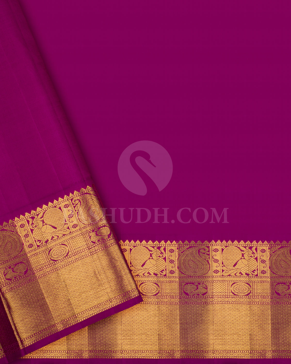 Mango Yellow And Magentha Traditional Kanjivaram Silk Saree - SVJ64