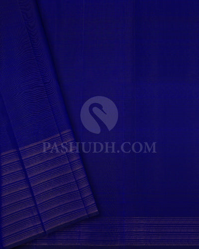 Royal Blue Kanjivaram Silk Saree - S1422(A)