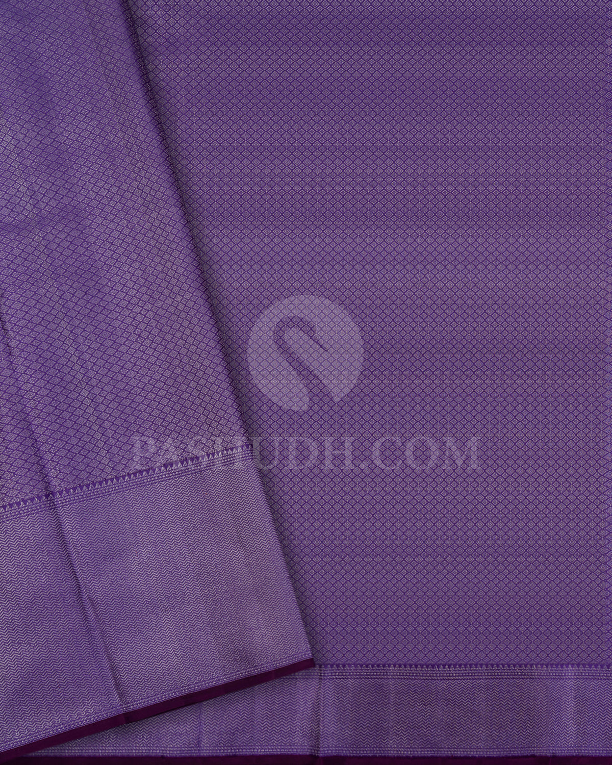 Violet And Lavender Kanjivaram Silk Saree - D528(F)