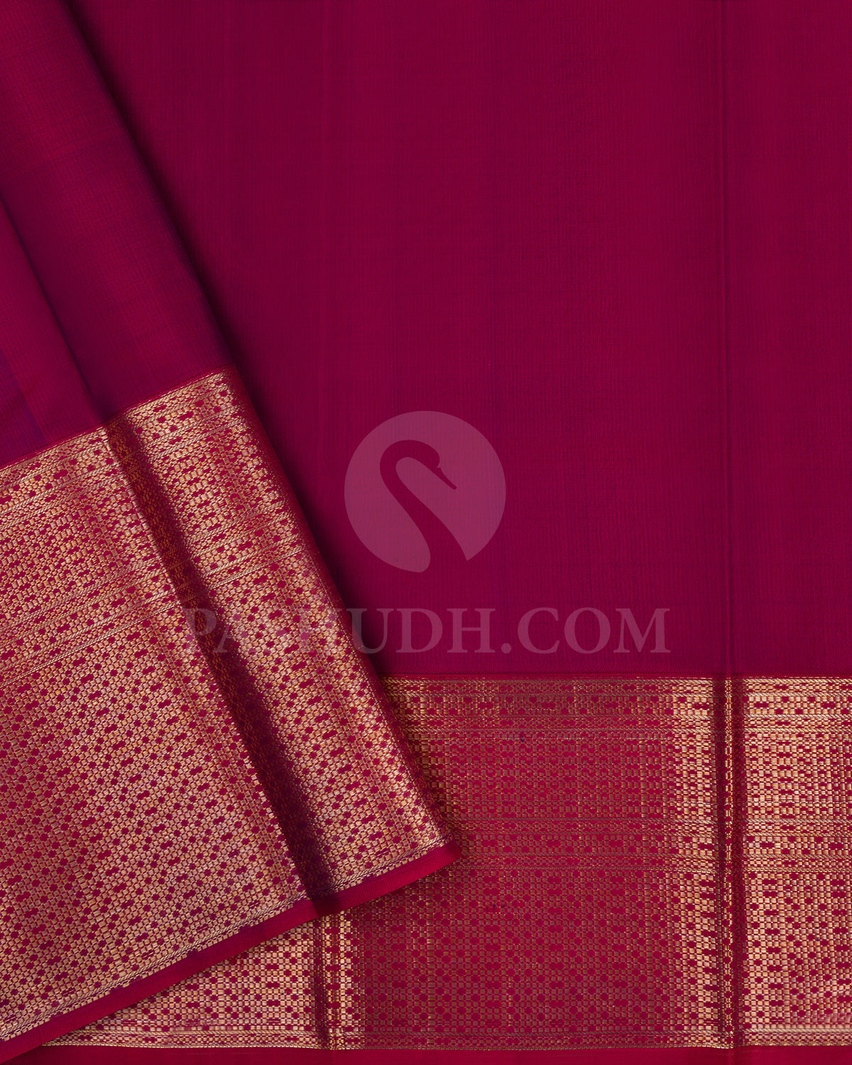 Royal Violet And Magenta Kanjivaram Silk Saree -DT305(A)