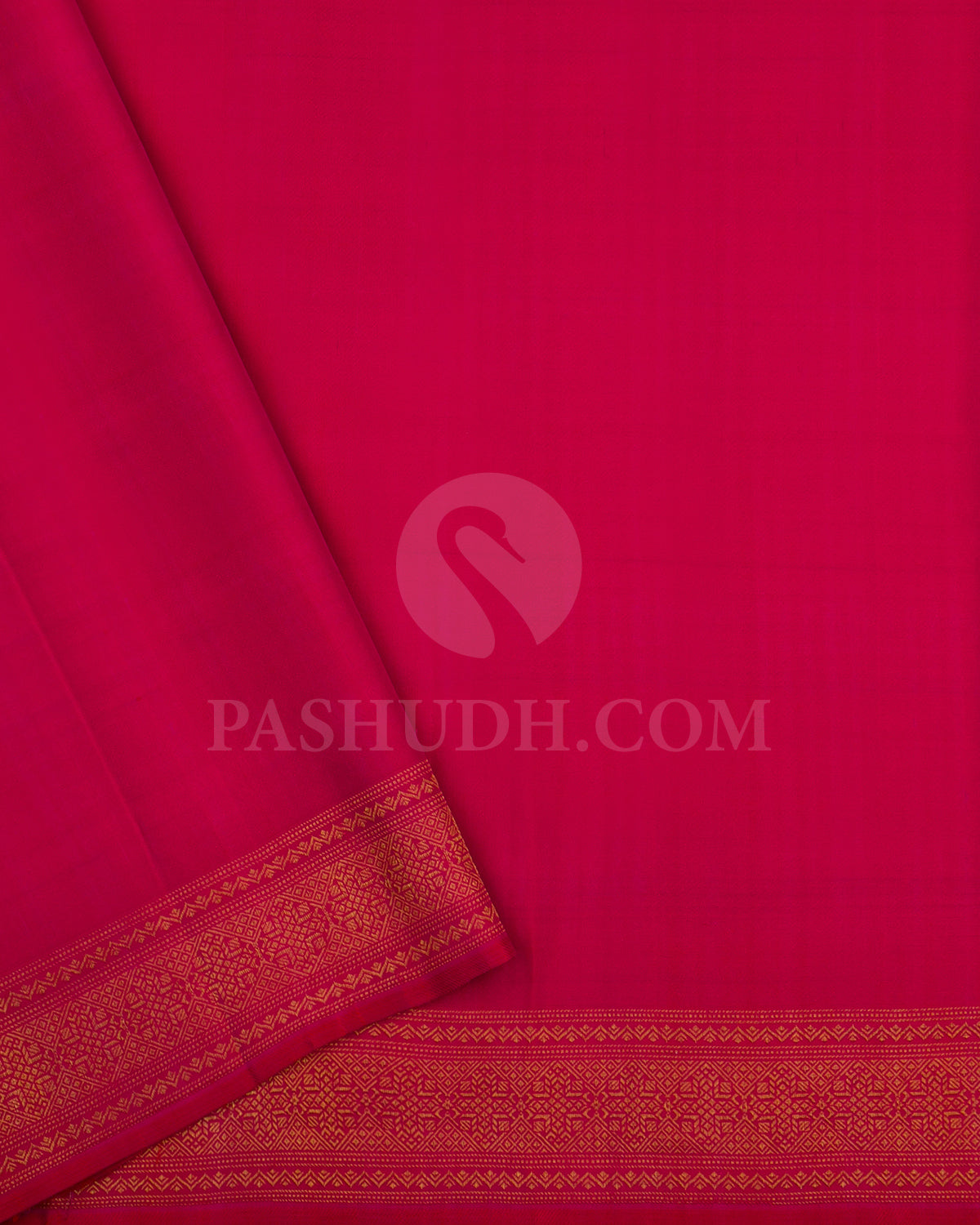 Magenta Pink Kanjivaram Silk Saree - D606(A)