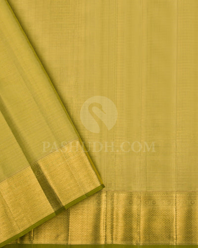 Light Green Tissue Kanjivaram Silk Saree - S1377(A)