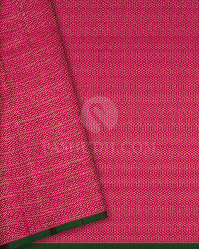 Dark Pink Kanjivaram Silk Saree - S1061(F)