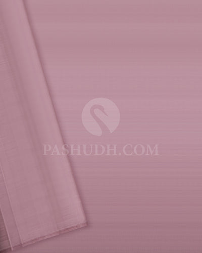 Pink, Peach And Taupe Borderless Traditional Kanjivaram Silk Saree - SVJ79