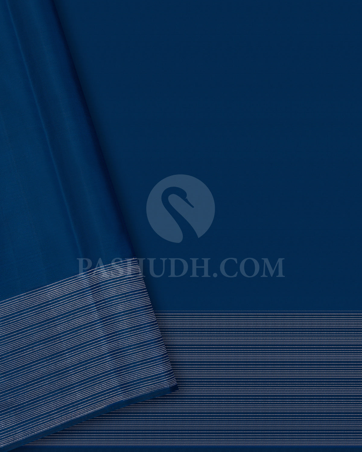 Steel Blue Kanjivaram Silk Saree - D507(I)