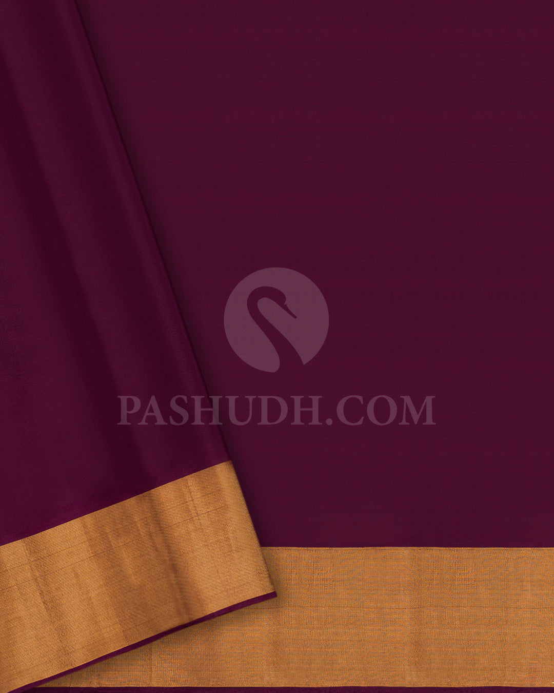 Artic Blue and Plum Soft Silk Saree - AC3
