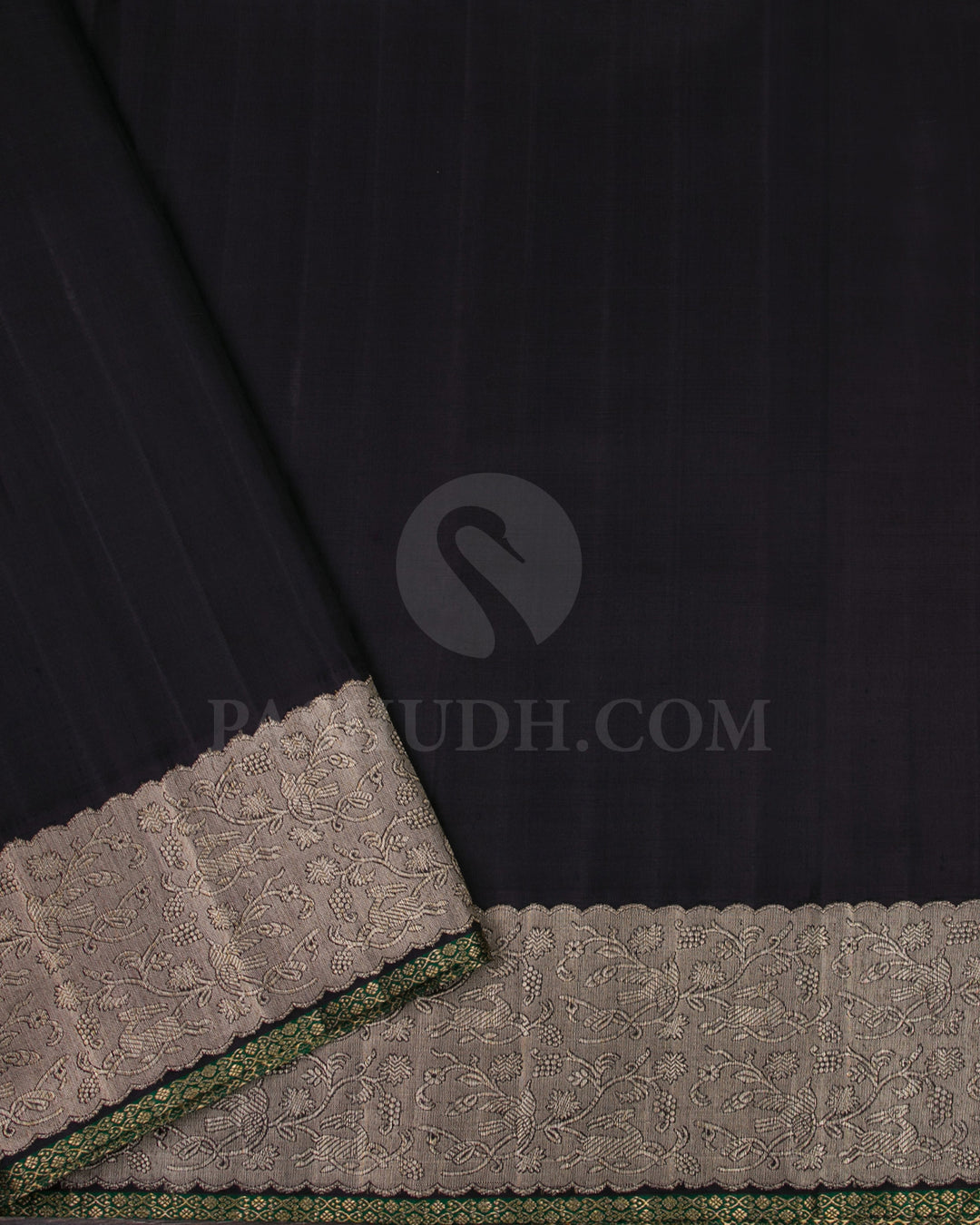 Rani Pink And Black Kanjivaram Silk Saree - S1128(D)