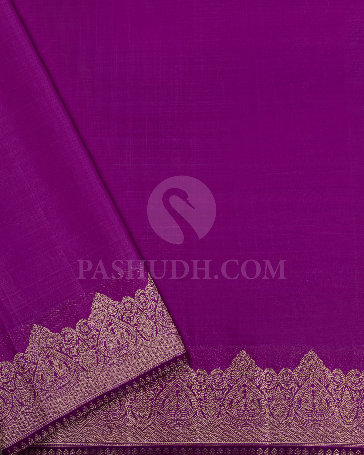 Lavender And Violet Shimmer Organza Kanjivaram Silk Saree - S1382(A)