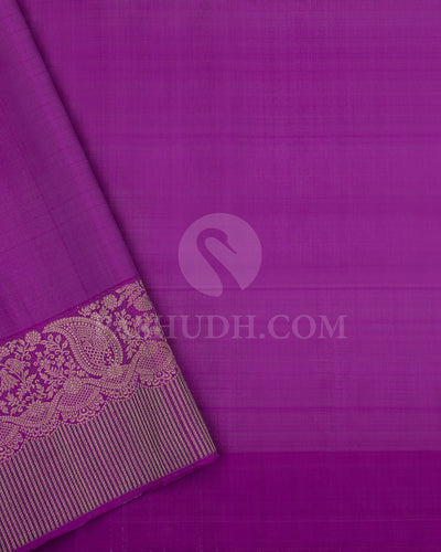 Shades of Lavender Kanjivaram Silk Saree - S1309(B)