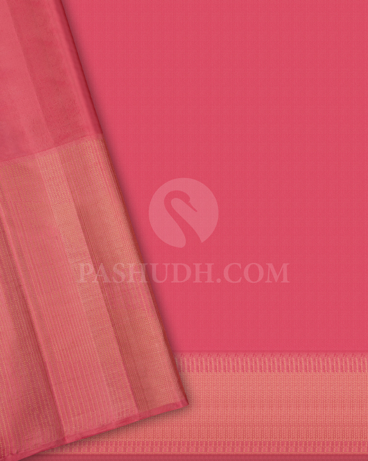 Violet And Pink Kanjivaram Silk Saree - D599(A)