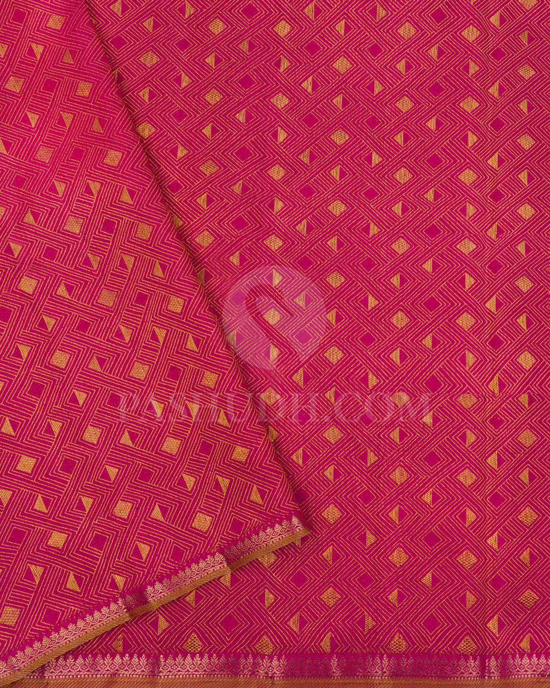 Mustard Yellow Kanjivaram Silk Saree - S1394(A)