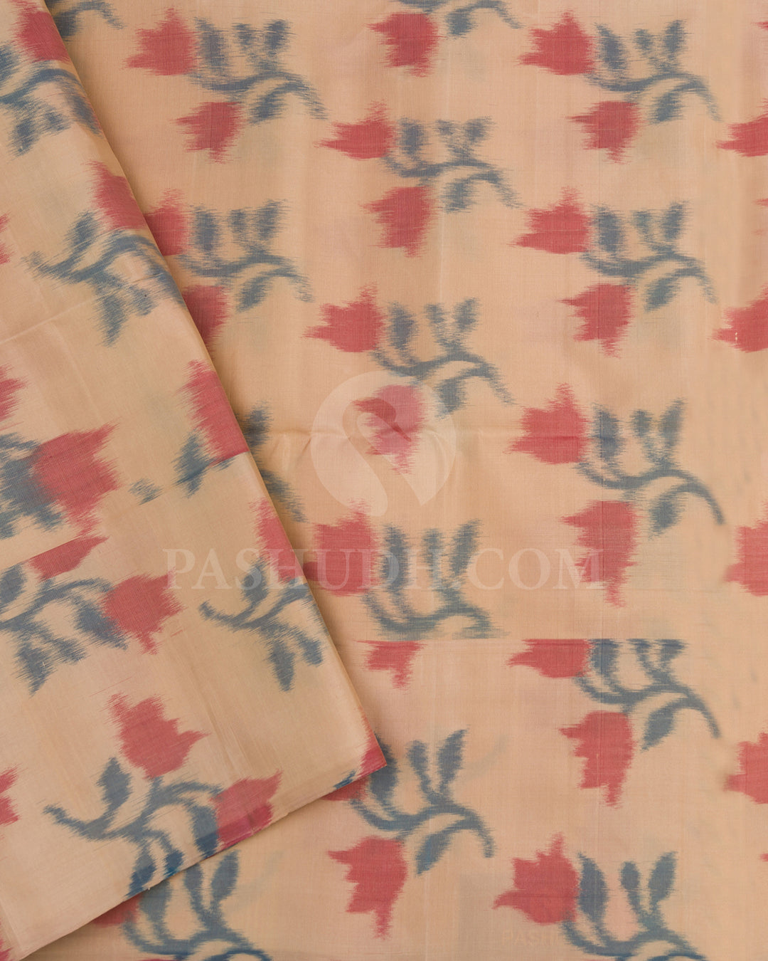 Lavender and Beige Soft Silk Saree - AC21