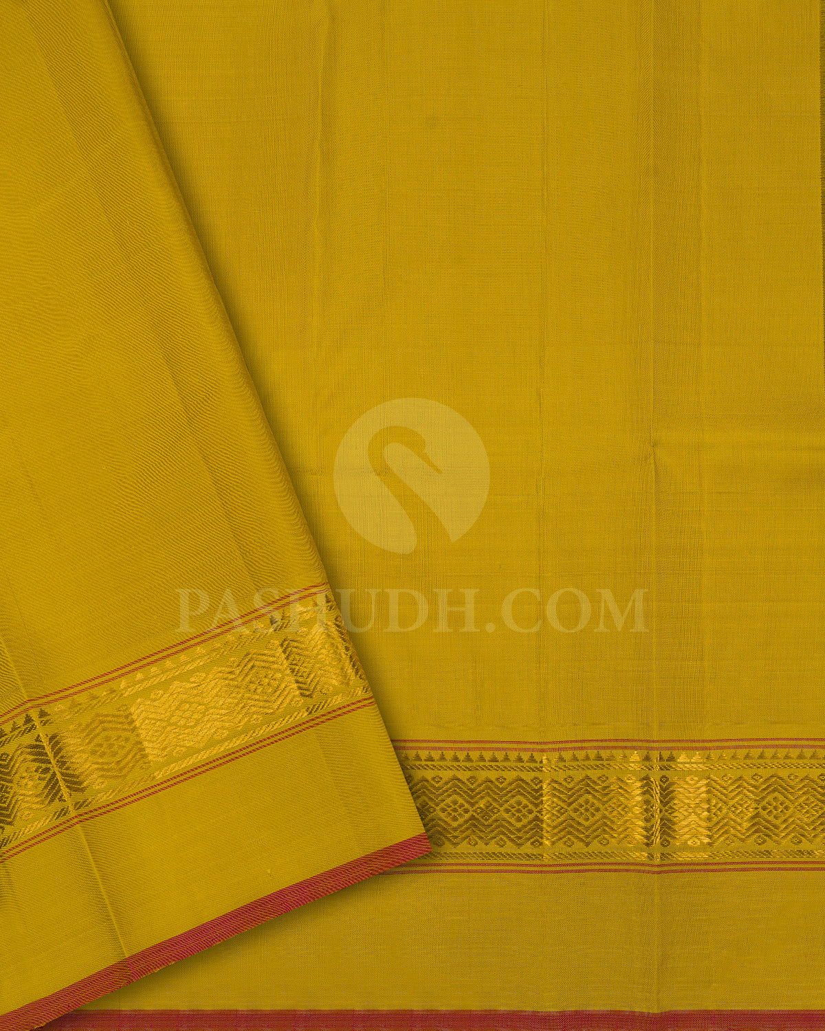 Magenta, Violet and Yellow Kanjivaram Silk Saree - BKF27