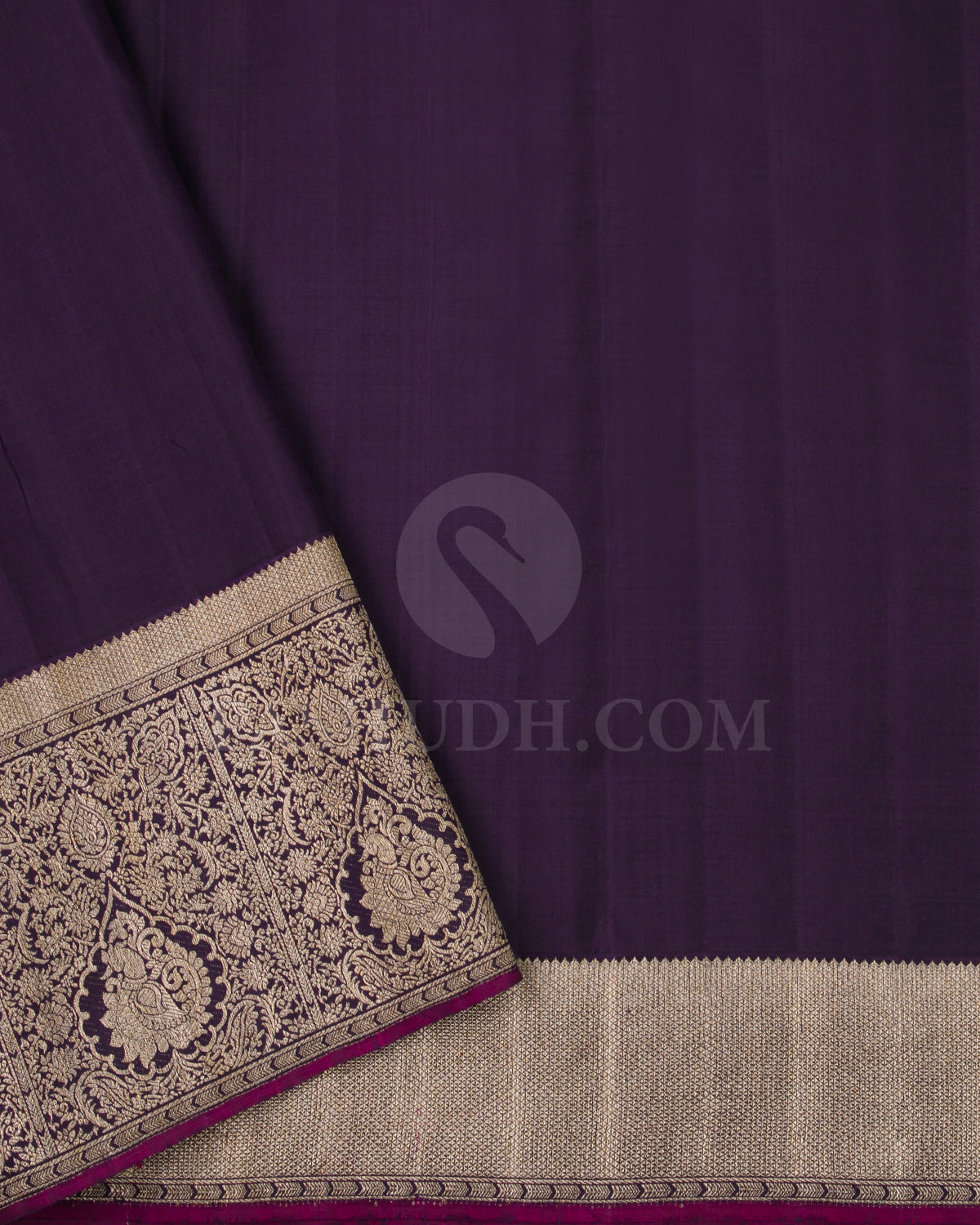 Sky Blue And Purple Kanjivaram Silk Saree - S1239( C )