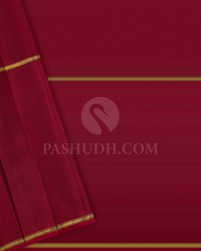 Black, Olive Green And Maroon Traditional Kanjivaram Silk Saree - SVJ88