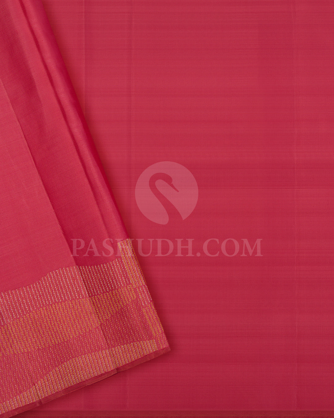Plum And Peachy Pnk Kanjivaram Silk Saree - S1417(A)