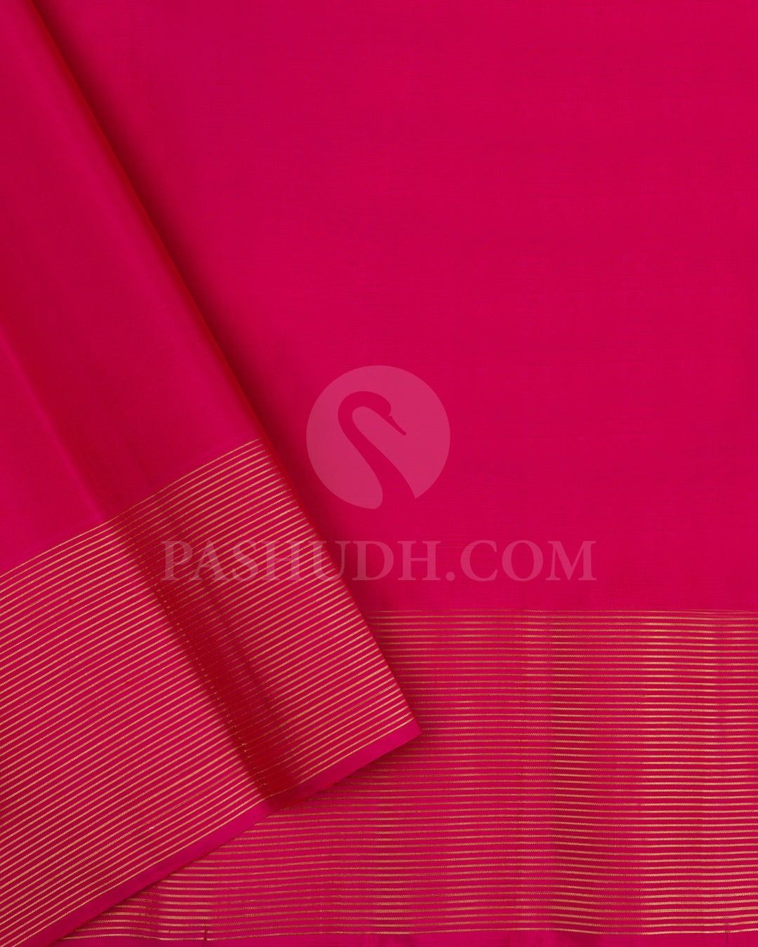 Royal Blue and Rani Pink Soft Silk Saree - AC103