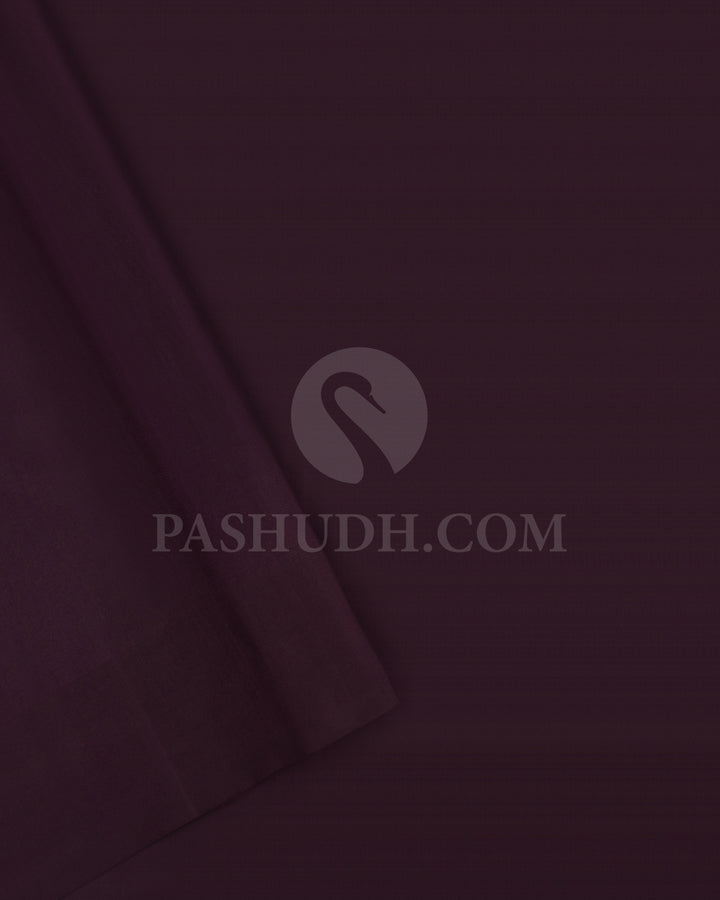 Dual Tone Brown and Taupe Dupion Soft SIlk Saree - AC30
