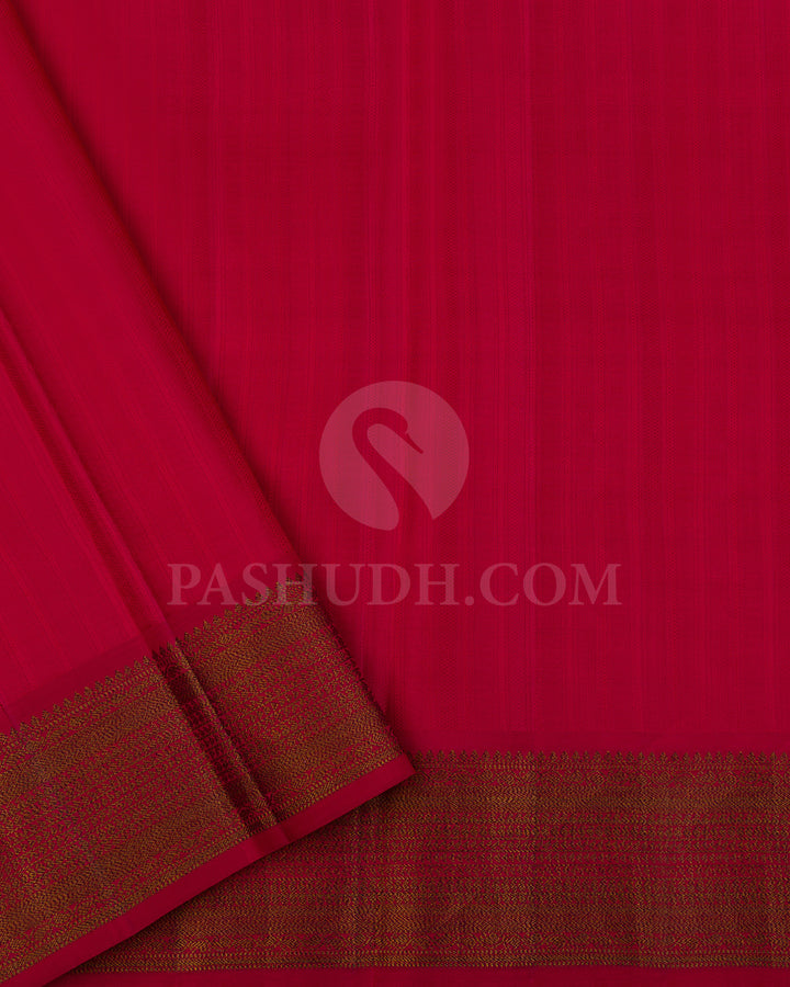 Red Kanjivaram Silk Saree - BKF15