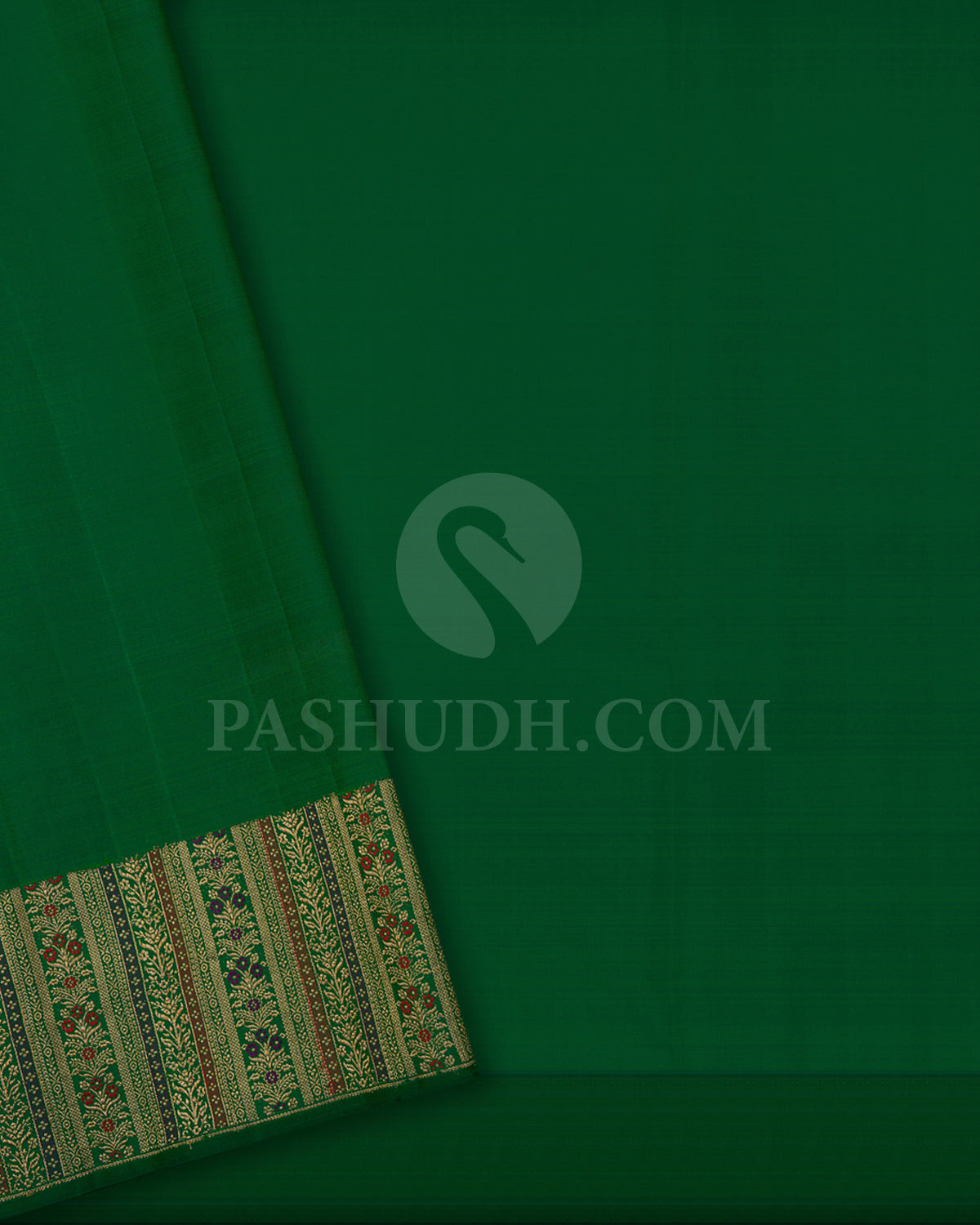 Maroon And Green Kanjivaram Silk Saree - S1386(B)