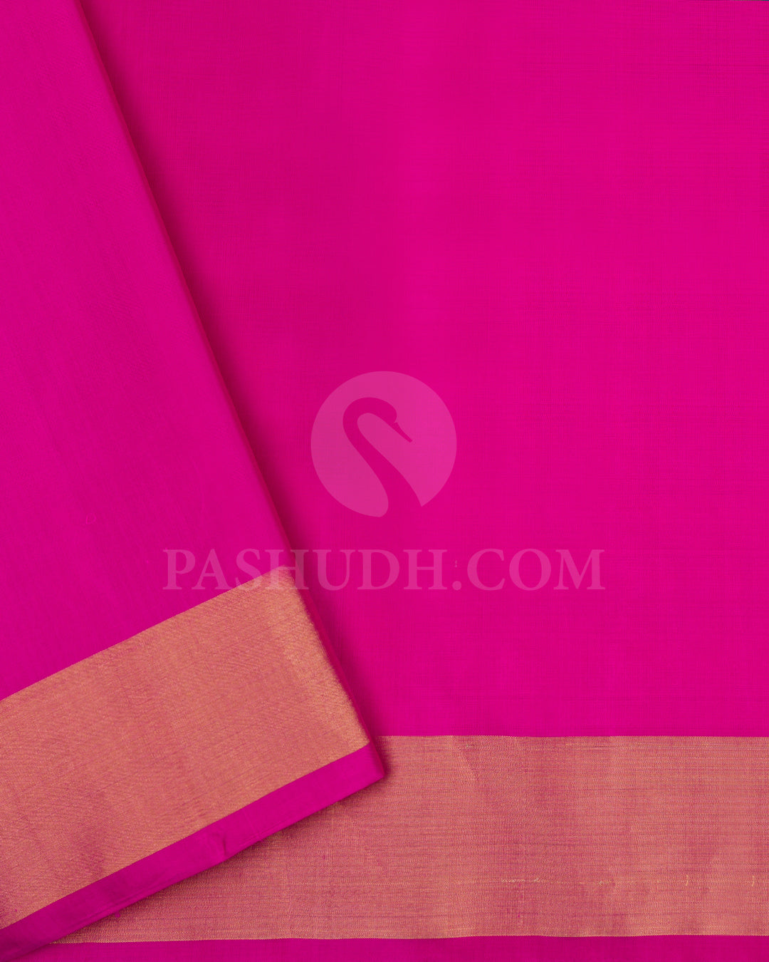 Greenish Blue and Rani Pink Soft Silk Saree - AC78