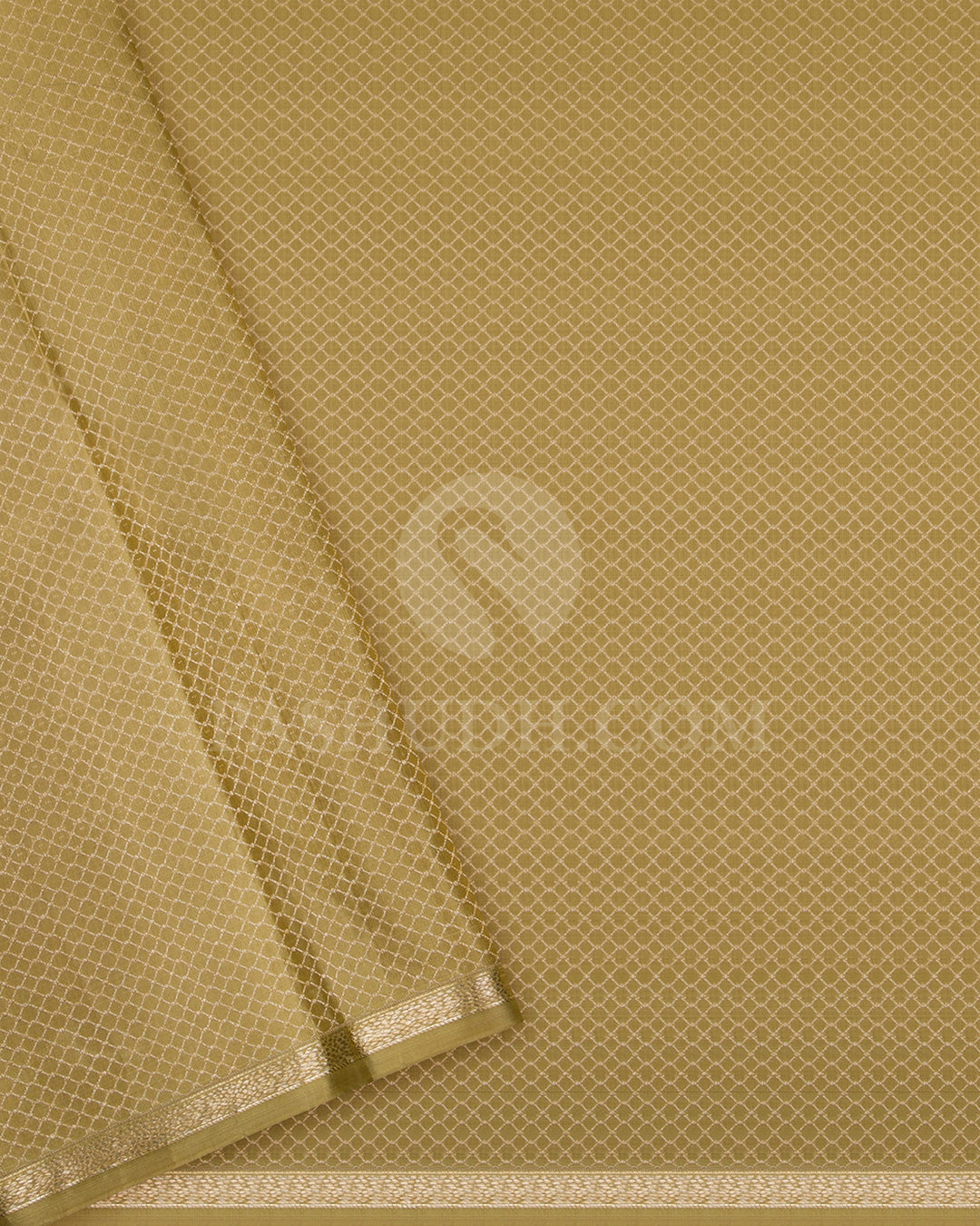 Dark Sage Green Kanjivaram Silk Saree - DT297(A)