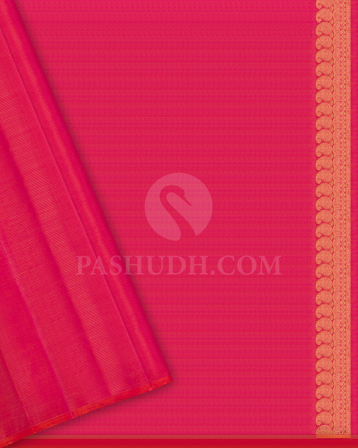 Pastel Teal Borderless Traditional Kanjivaram Silk Saree - SVJ57