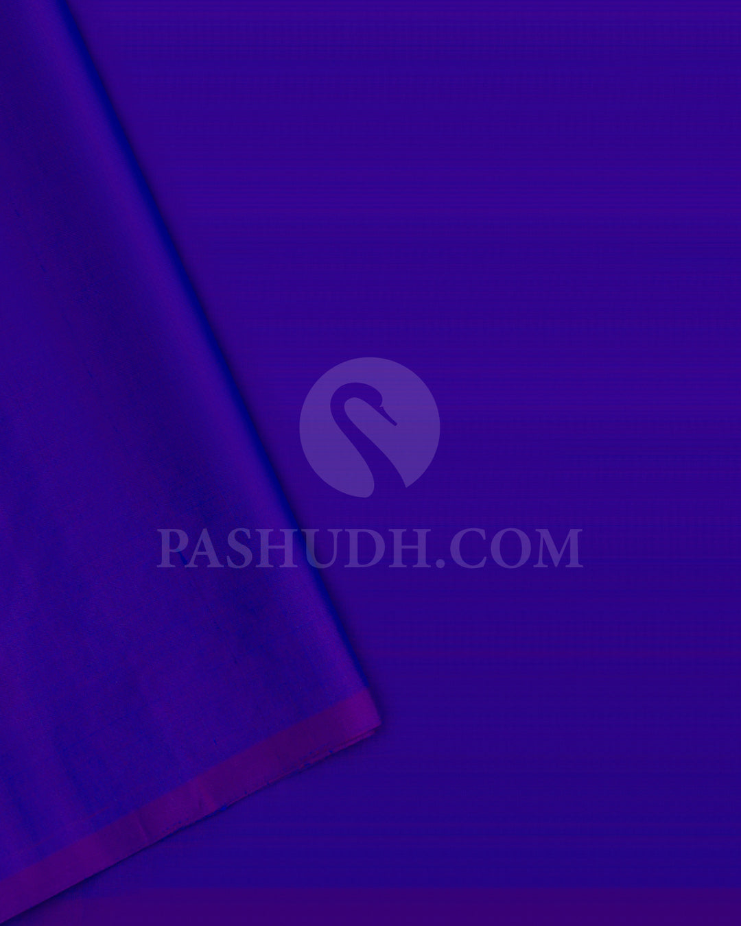 Cobalt Blue and Dual Tone Violet Soft Silk Saree - AC87