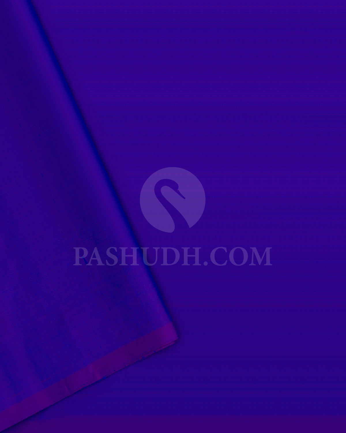 Cobalt Blue and Dual Tone Violet Soft Silk Saree - AC87