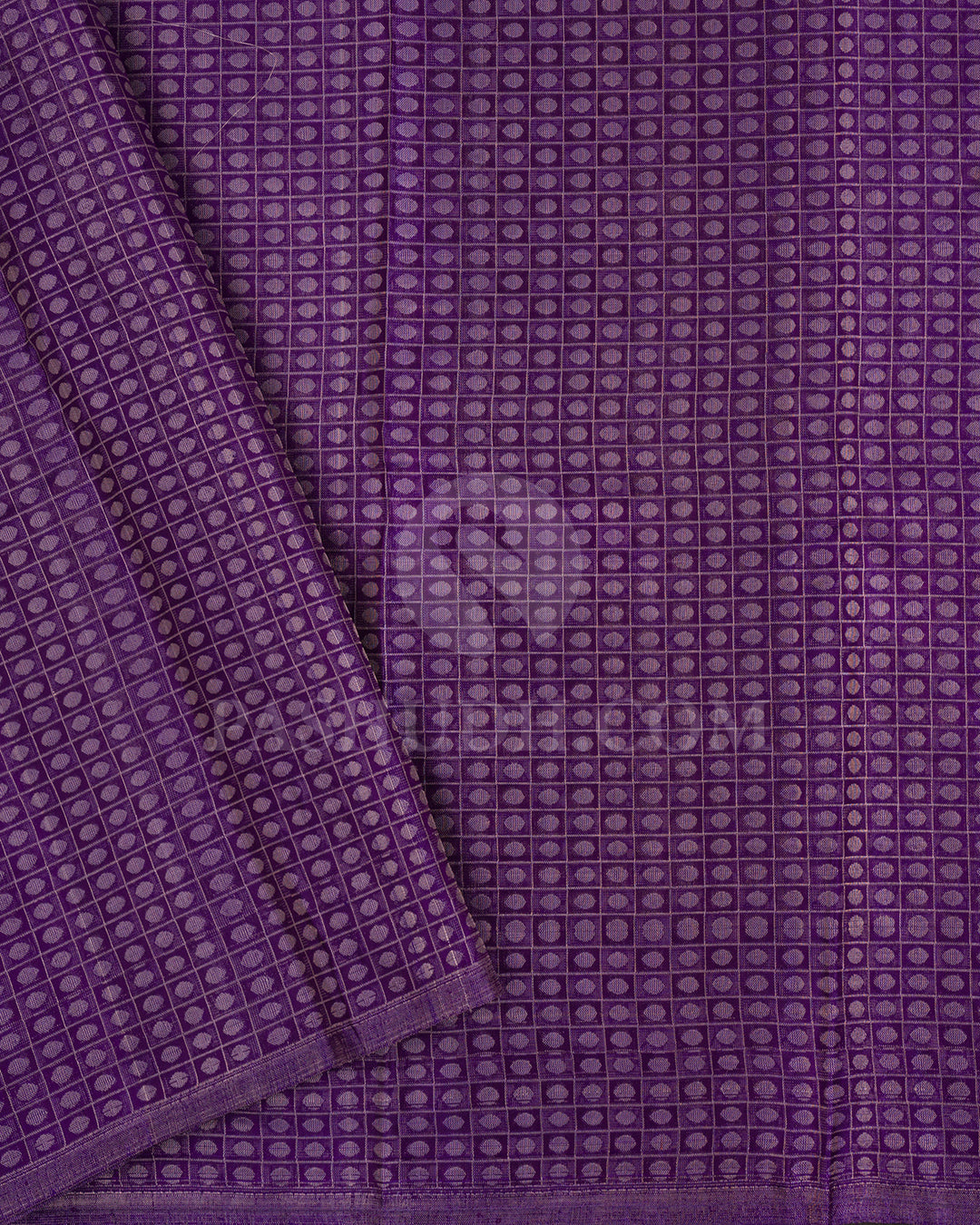 Violet Kanjivaram Silk Saree - D533(E)