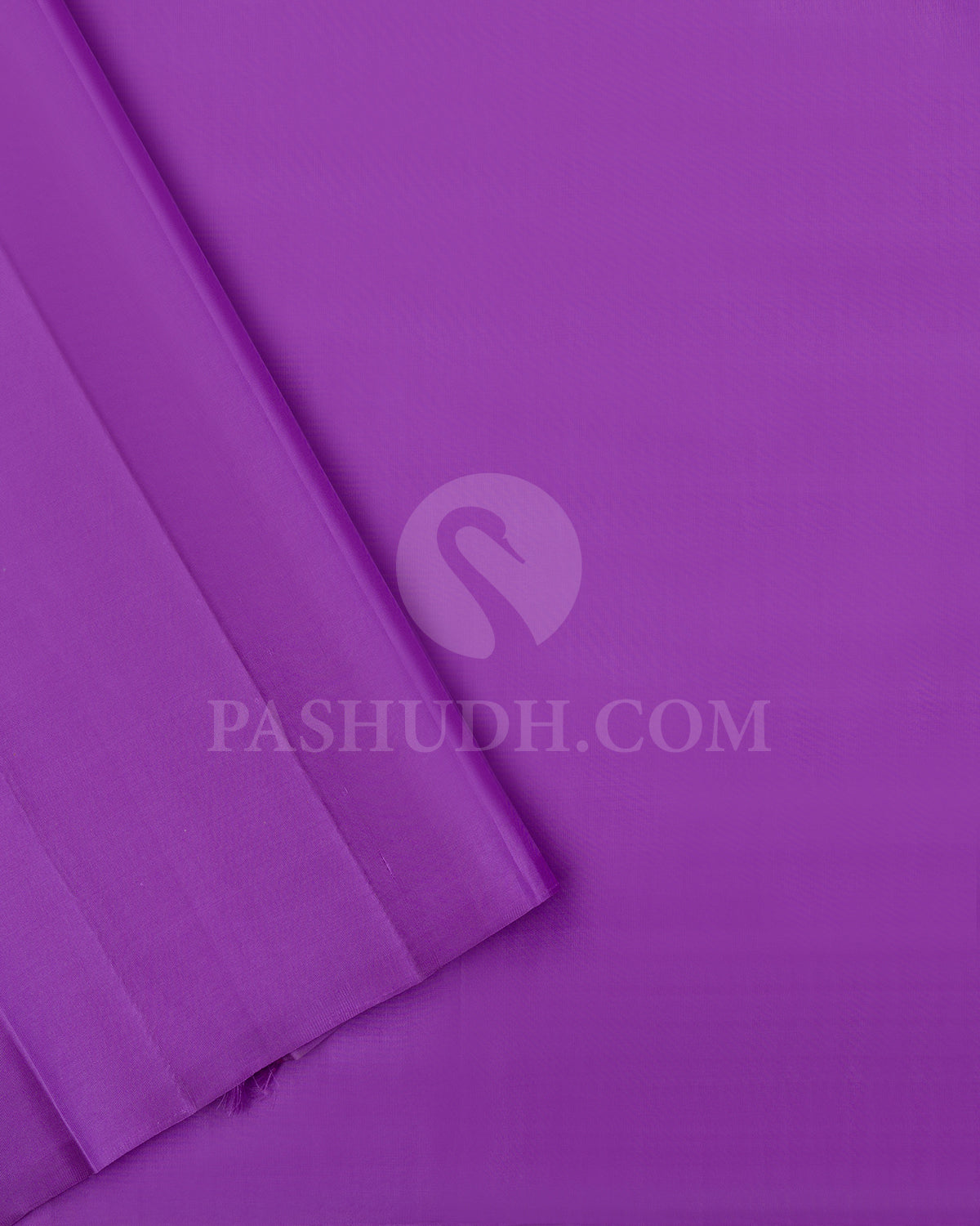 Powder Blue and Lavender Borderless Kanjivaram Silk Saree - BKF7