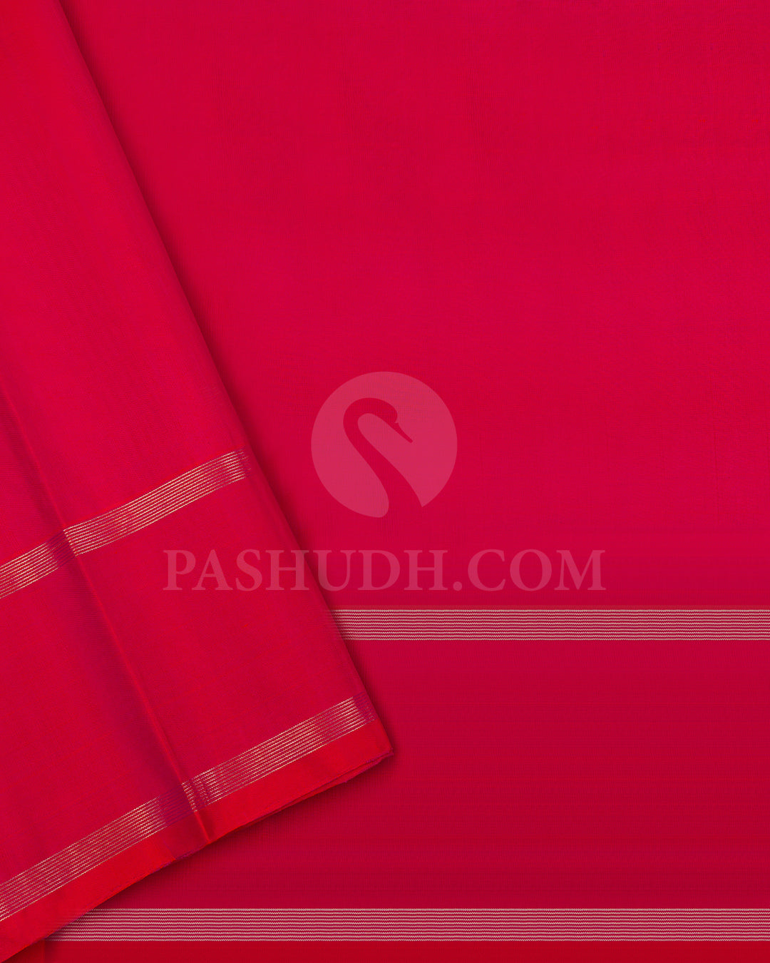 Rani Pink And Pink Shot Orange Kanjivaram Silk Saree - BKF10