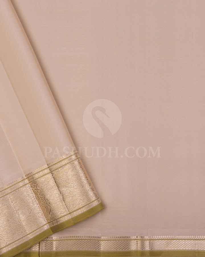 Dual Shaded Pink And Grey Kanjivaram Silk Saree - S1397(A)