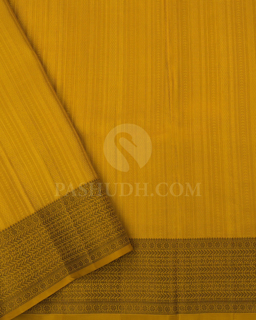 Mustard Kanjivaram Silk Saree - BKF14