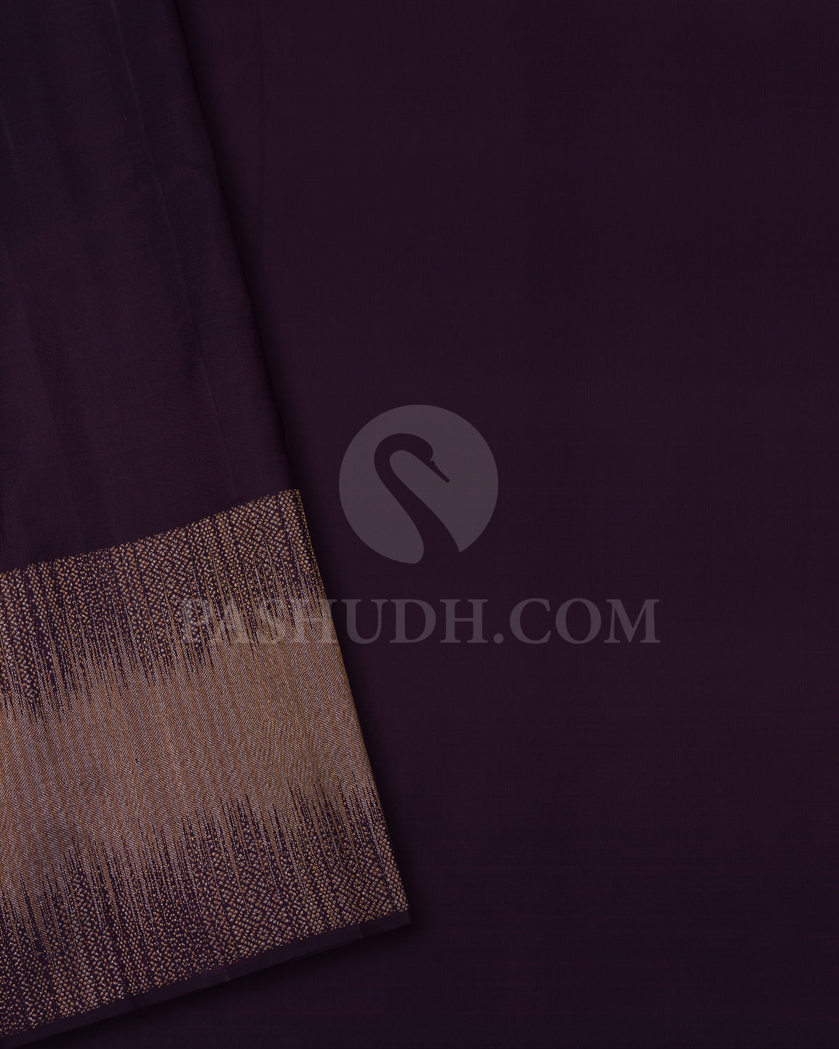 Plum Kanjivaram Silk Saree - S1357(B)