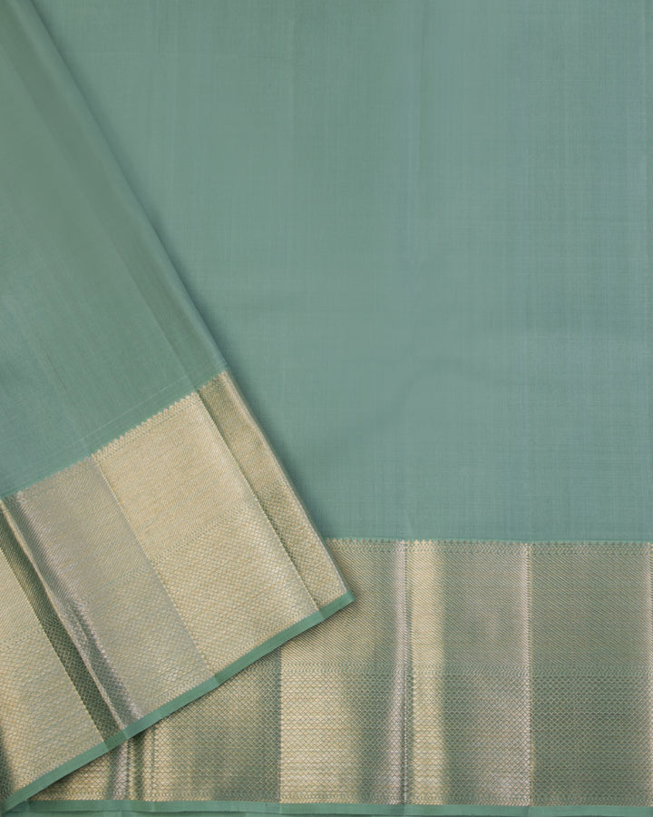 Moss Green kanjivaram Silk Saee - S902