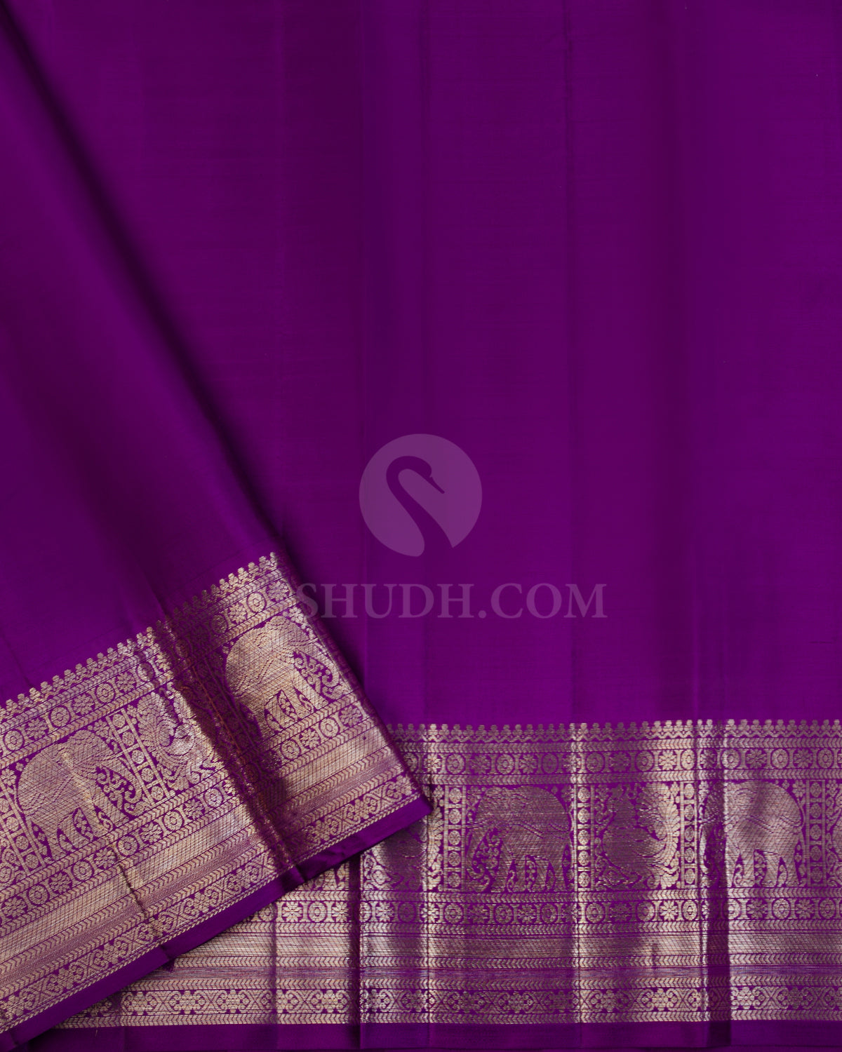 Lavender Kanjivaram Silk Saree - DJ253