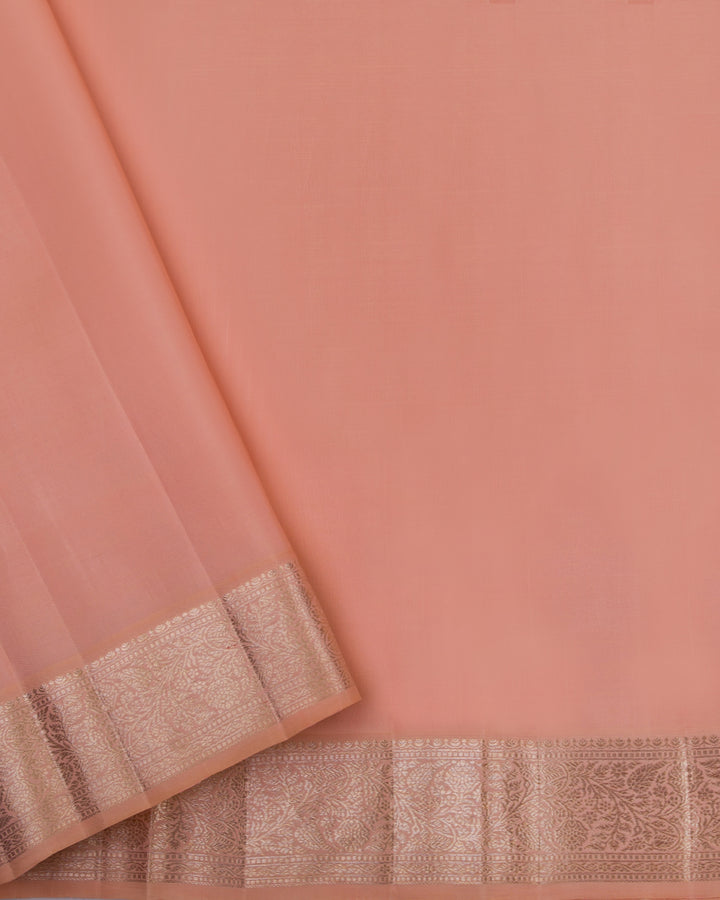Peach Kanjivaram Silk Saree - S790