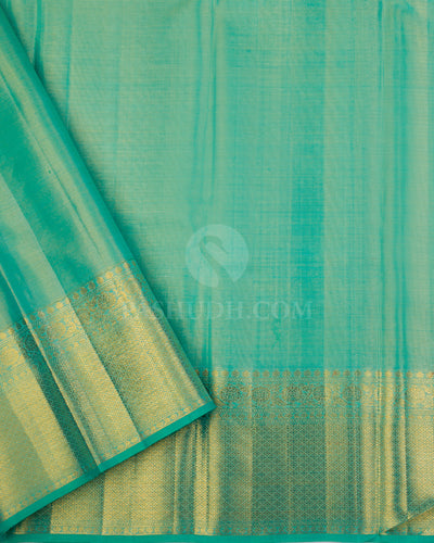 Green Tissue Kanjivaram Silk Saree - S910