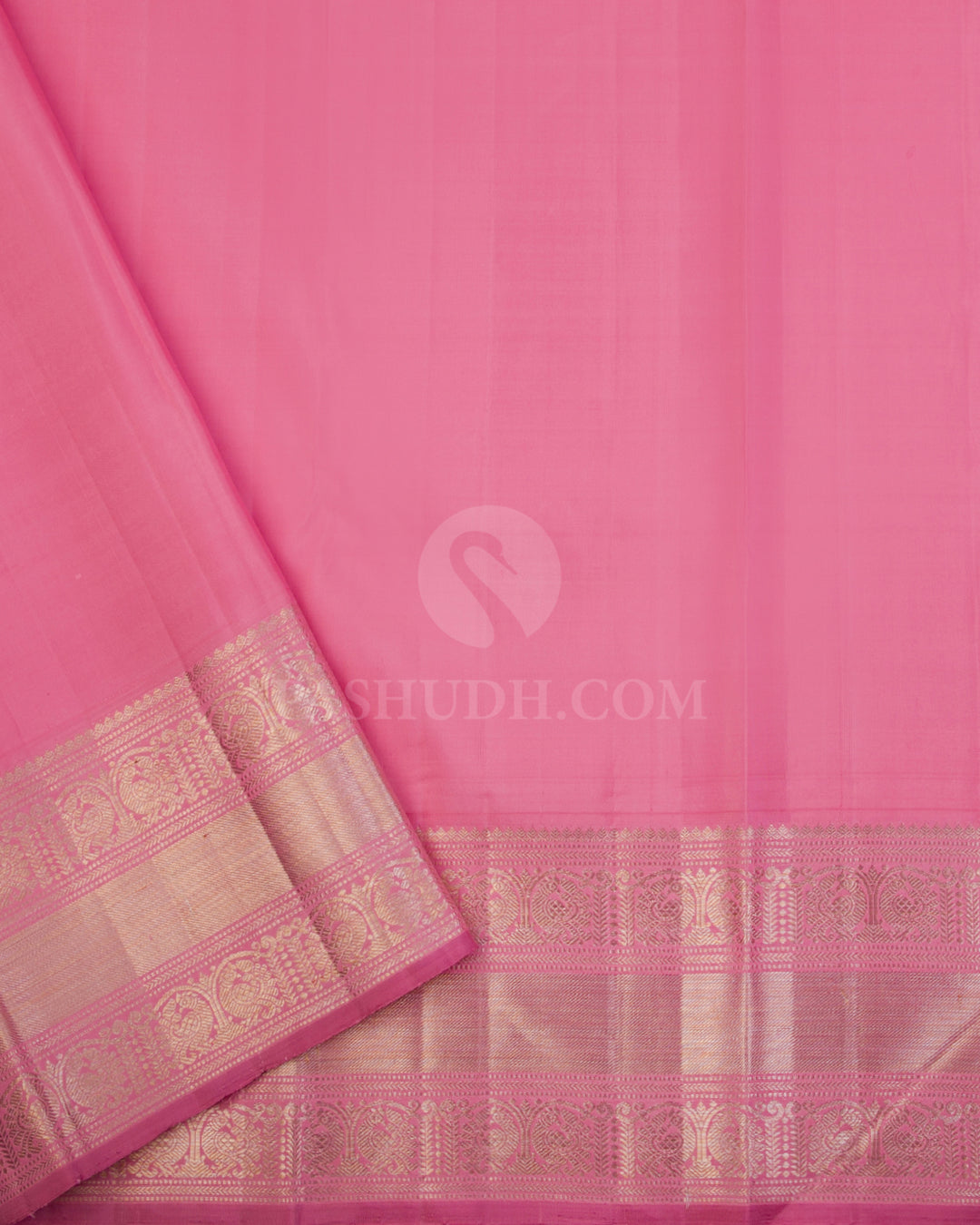 Green & Pink Kanjivaram Silk Saree - S891 - View 5