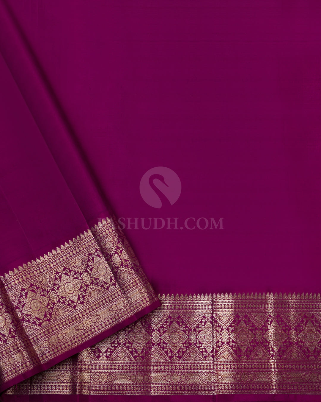 Peach Pink and Purple Kanjivaram Silk Saree - DJ203 - View 3