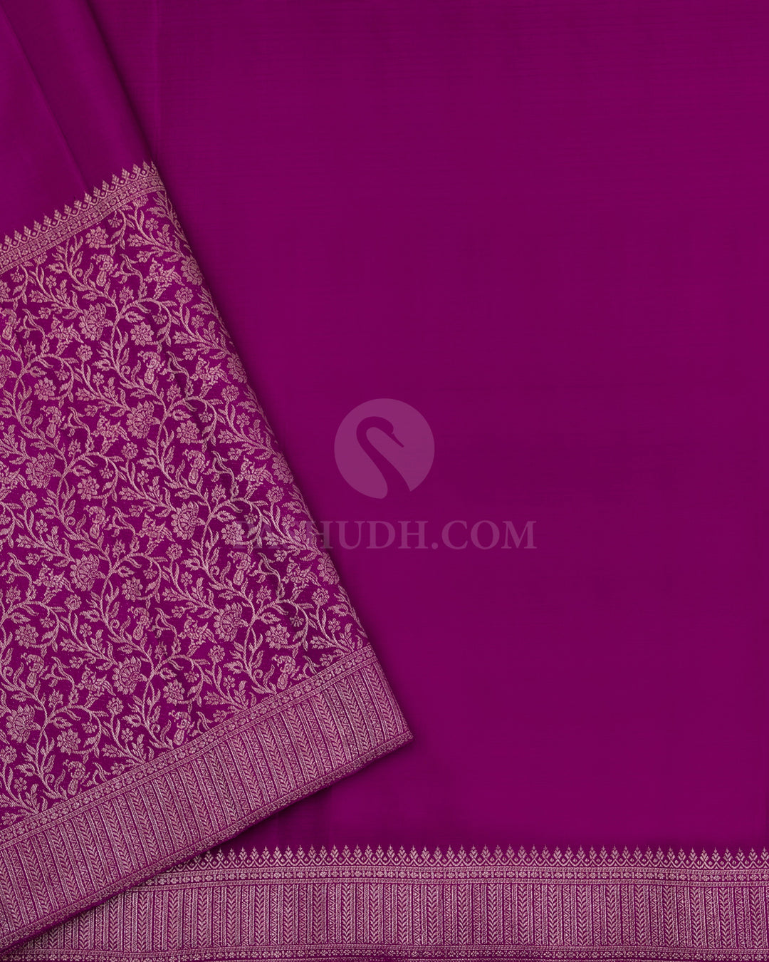 Ananda Blue and Violet Kanjivaram Silk Saree - S775 - View 4