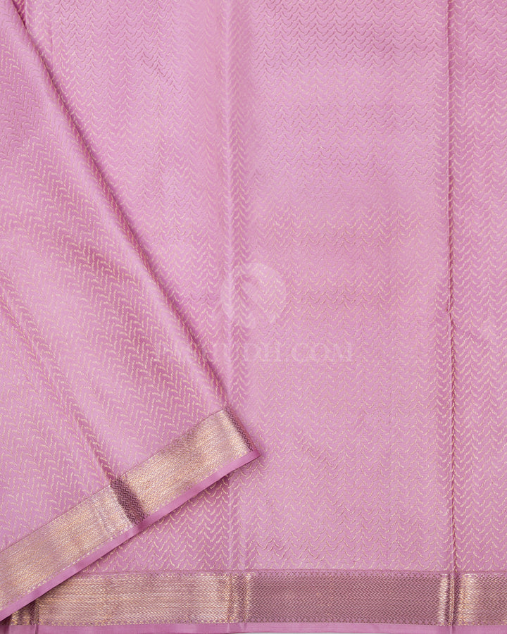 Mild Plum Kanjivaram Silk Saree - D471 - View 3