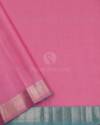 Yellow Ganga Jamuna Kanjivaram Silk Saree - S767 - View 4