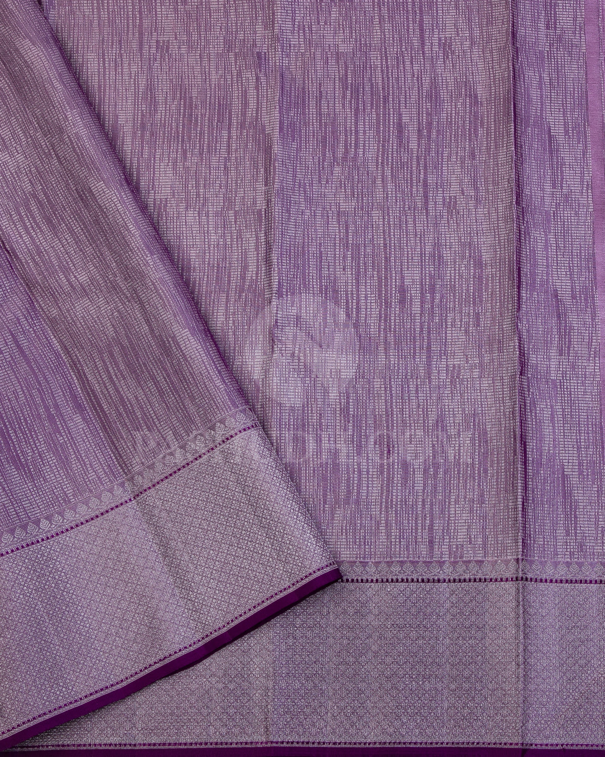 Violet and Pale Lavender Kanjivaram Silk Saree - DT230