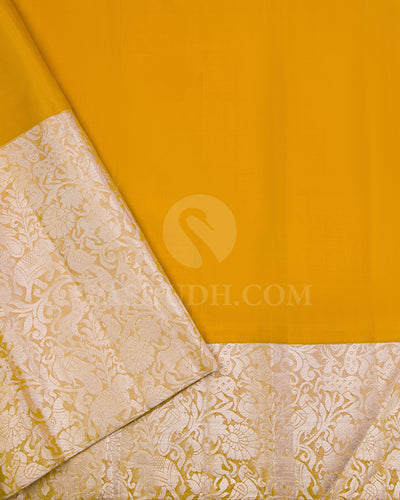 Yellow Kanjivaram Silk Saree - S945